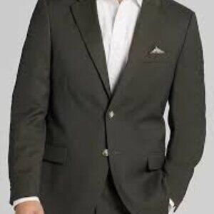 Nautica Mens Modern-Fit Bi-Stretch Bl Olive 46R